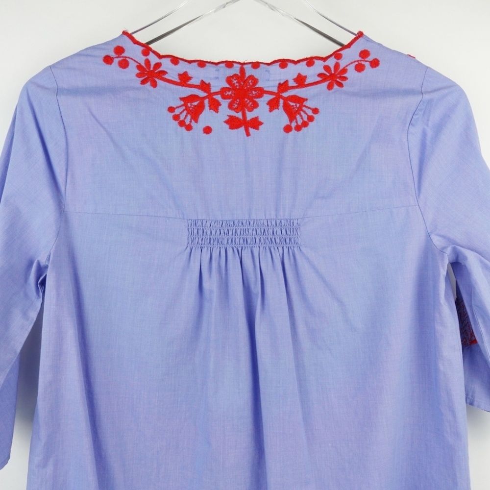 Madewell Embroidered Breeze Shift Dress - Picture 5 of 8